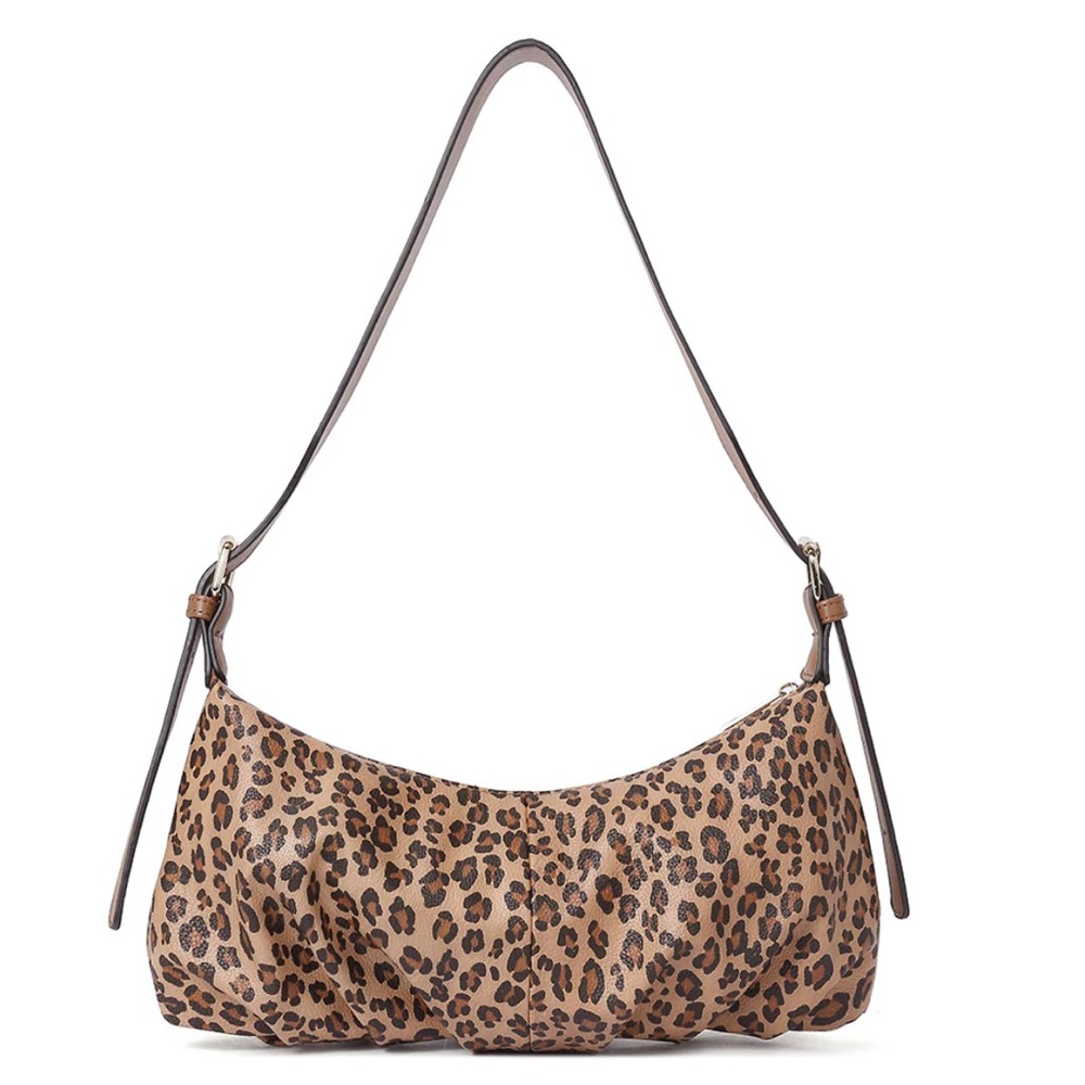 CLUCI Shoulder Bag,Purses for Women Dumpling Small Hobo Bags Vegan 1-brown